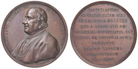 Leone XIII (1878-1903) Medaglia 1890 Sebastiano Galeati, Cardinale e Arciepiscopo di Ravenna Opus: Senza firma AE (g 47 - Ø 44 mm) Medaglia coniata pe...