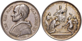 Leone XIII (1878-1903) Medaglia A. XI - Opus: Bianchi - AG (g 36,14 - Ø 43 mm) Colpetto al bordo
BB