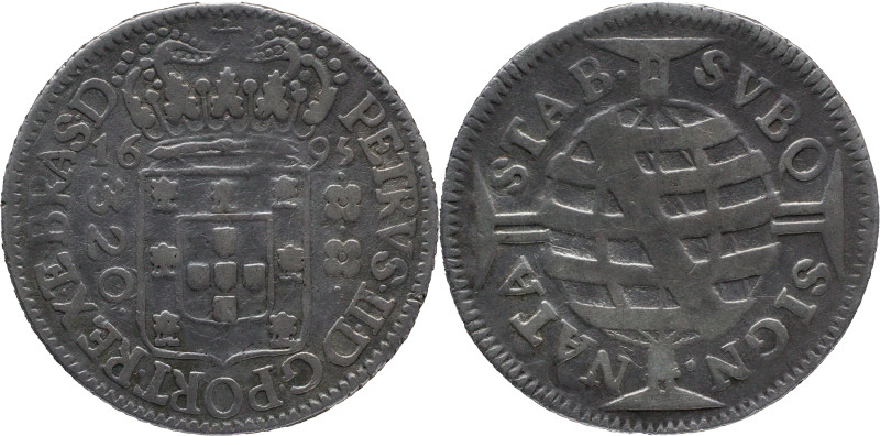 Brazil
D. Pedro II - AR 320 Réis 1695 Small Crown
AG: 19.01 8,91g
Good FIne ...