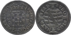 Brazil
D. Pedro II - AR 320 Réis 1695 Small Crown
AG: 19.01 8,91g
Good FIne 

Brazil
D. Pedro II - AR 320 Réis Bahia 1695 Coroa Pequena
AG: 19....