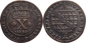 Brazil
D. João V - Ae X Réis Bahia 1730
AG: 06.02 6,49g
Good Fine

Brazil
D. João V - Ae X Réis Bahia 1730
AG: 06.02 6,49g
BC+