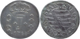 Brazil
D. José I - AR 75 Réis Rio de Janeiro 1760
AG: 27.04 2,12g
Good Fine 

Brazil
D. José I - AR 75 Réis Série "J" Rio de Janeiro 1760
AG: 2...