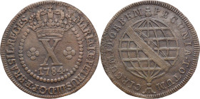 Brazil
D. Maria I e Pedro III - Ae X Réis Lisboa 1784
AG: 03.07 7,10g
Very Fine

Brazil
D. Maria I e Pedro III - Ae X Réis Lisboa 1784
AG: 03.0...