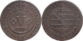 Brazil
D. Maria I - Ae V Réis Lisboa 1786
AG: 01.01 3,65g
Very Fine

Brazil
D. Maria I - Ae V Réis Lisboa 1786
AG: 01.01 3,65g
MBC