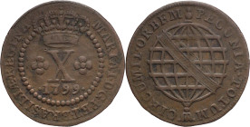 Brazil
D. Maria I - Ae X Réis Lisboa 1799
AG: 06.01 3,68g
Very Fine

Brazil
D. Maria I - Ae X Réis Lisboa 1799
AG: 06.01 3,68g
MBC
