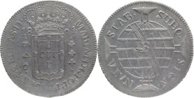 Brazil
D. Maria I - AR 640 Réis Bahia 1804
AG: 22.09 19,12g
Fine

Brazil
D. Maria I - AR 640 Réis Bahia 1804
AG: 22.09 19,12g
BC+
