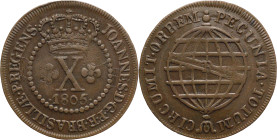 Brazil
D. João P.R. - Ae X Réis Rio de Janeiro 1805
AG: 03.01 3,48g
Very Fine

Brazil
D. João P.R. - Ae X Réis Rio de Janeiro 1805
AG: 03.01 3,...
