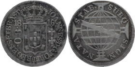 Brazil
D. João P.R. - Ae 80 Réis Rio de Janeiro 1816
AG: 20.03 1,99g
Very Fine

Brazil
D. João P.R. - Ae 80 Réis Rio de Janeiro 1816
AG: 20.03 ...