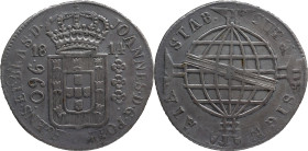 Brazil
D. João P.R. - AR 960 Réis Rio de Janeiro 1814
Restruck over Argentine Sun 1813. Rare
AG: 29.14 26,66g
Extremely Fine

Brazil
D. João P....