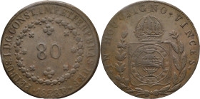 Brazil
D. Pedro I - AR 80 Réis Bahia 1828
28,85g
Very Fine

Brazil
D. Pedro I - AR 80 Réis Bahia 1828
28,85g
MBC