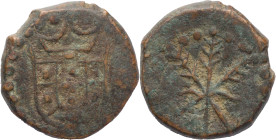 Portuguese India
D. Sebastião I (1557-1578)
Bazaruco - Cochim
AG: 19.01 5,54g
Fine 

Índia Portuguesa
D. Sebastião I (1557-1578)
Bazaruco - Co...