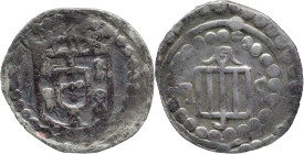 Portuguese India
D. Filipe III (1621-1640)
Tanga S-L - Ceilão
AG: 14.01 2,10g
Very Fine

Índia Portuguesa
D. Filipe III (1621-1640)
Tanga S-L ...
