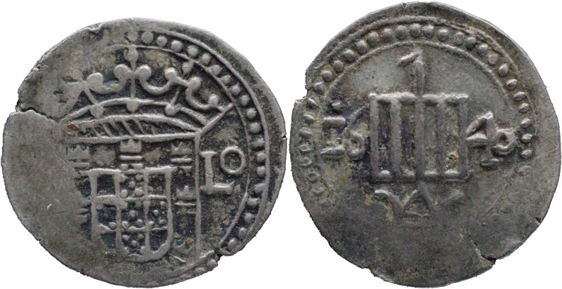 Portuguese India
D. Filipe III (1621-1640)
Tanga C-Lo - 1640 Ceilão
AG: 15.01...