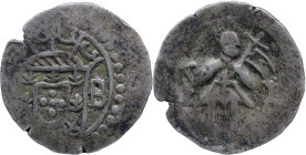 Portuguese India
D. João IV (1640-1656)
Tanga C-B - 1653 Chaul and Baçaim
AG: 05.01 2,09g
Fine

Índia Portuguesa
D. João IV (1640-1656)
Tanga ...