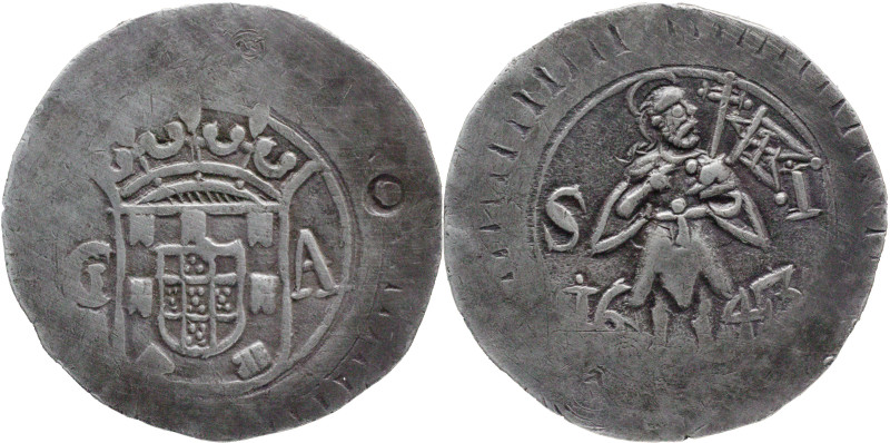 Portuguese India
D. João IV (1640-1656)
Xerafim G-A - Goa
AG: 25.03 11,05g
V...