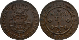 Angola
D. José I (1750-1777)
1/2 Macuta- 1763
AG: 07.02 18,78g
Good Very Fine

Angola
D. José I (1750-1777)
1/2 Macuta- 1763
AG: 07.02 18,78g...