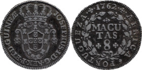 Angola
D. José I (1750-1777)
8 Macutas - 1762
AG: 12.01 11,75g
Very Fine

Angola
D. José I (1750-1777)
8 Macutas - 1762
AG: 12.01 11,75g
MBC...