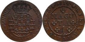 Angola
 D. João Regente (1799-1816) - 1 Macuta 1814
AG: 03.02 10,41g
Extremely Fine

Angola
 D. João Regente (1799-1816) - 1 Macuta 1814
AG: 03...