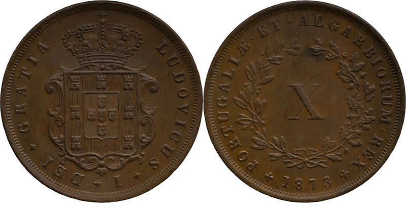 Angola
D. Luís I (1861-1889) - 10 Réis 1873
AG: 02.02 13,62g
Extremely Fine
...