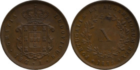 Angola
D. Luís I (1861-1889) - 10 Réis 1873
AG: 02.02 13,62g
Extremely Fine

Angola
D. Luís I (1861-1889) - 10 Réis 1873
AG: 02.02 13,62g
Bela...