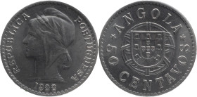 Angola
República Portuguesa (desde 1910) - 50 Centavos 1922
AG: 13.01 10,41g
Uncirculated

Angola
República Portuguesa (desde 1910) - 50 Centavo...