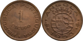 Angola
República Portuguesa (desde 1910) - 1 Escudo 1953
AG: 17.01 8,05g
Uncirculated

Angola
República Portuguesa (desde 1910) - 1 Escudo Repúb...