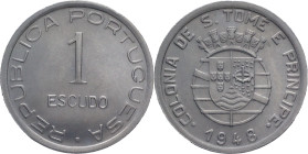 São Tomé e Príncipe
1 escudo Republic (since 1910) 1948
AG: 13.01 7,91g
Uncirculated

São Tomé e Príncipe
1 escudo República (desde 1910) 1948
...