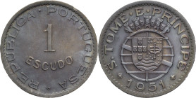 São Tomé e Príncipe
1 escudo Republic (since 1910) 1951
AG: 13.02 8,03g
Uncirculated

São Tomé e Príncipe
1 escudo República (desde 1910) 1951
...
