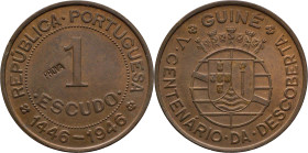 PROVA and Rehearsal
1 Escudo Guiné 1946
"PROVA" Incusa
AG: E2.01 7,50g
Uncirculated

Provas e Ensaios
1 Escudo Guiné 1946
"PROVA" Incusa
AG: ...