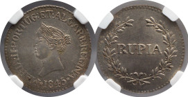 Certified Coins NGC
Portuguese India Rupee D. Maria II 1845
NGC AU 58

Moedas certificadas NGC
Índia Portuguesa Rupia D. Maria II 1845
NGC AU 58...
