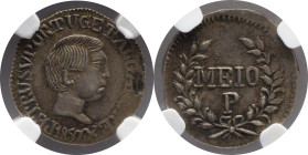 Certified Coins NGC
Portuguese India Half Pardau D. Pedro V 1857
NGC AU 58

Moedas certificadas NGC
Índia Portuguesa Meio Pardau D. Pedro V 1857...