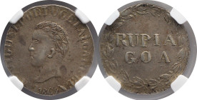 Certified Coins NGC
Portuguese India Rupee D. Luís I 1869
NGC AU 58

Moedas certificadas NGC
Índia Portuguesa Rupia D. Luís I 1869
NGC AU 58