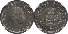 Moedas certificadas NGC
Portuguese India Rupia D. Carlos I 1903
NGC MS 61

Moedas certificadas NGC
Índia Portuguesa Rupia D. Carlos I 1903
NGC M...
