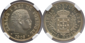Certified Coins NGC
Portuguese India Rupee D. Carlos I 1903
NGC PL 65
Top Pop, Best grade given to a coin of this type by NGC.
Coin doesn't appear...