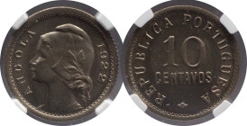 Certified Coins NGC
Angola 5 Centavos Portuguese Republic 1922
NGC MS 64 RB

Moedas certificadas NGC
Angola 10 Centavos República Portuguesa 1922...