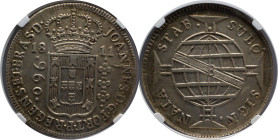 Certified Coins NGC
Brazil 960 Réis 1811B D. João Prince Regent
NGC AU DETAILS CLEANED

Moedas certificadas NGC
Brazil 960 Réis 1811B D. João Prí...
