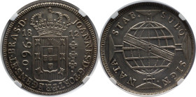Certified Coins NGC
Brazil 960 Réis 1812B D. João Prince Regent
NGC UNC DETAILS CLEANED

Moedas certificadas NGC
Brazil 960 Réis 1812B D. João Pr...