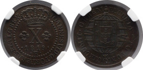 Certified Coins NGC
Brazil 10 Réis 1819R D. João VI
NGC AU 58 BN

Moedas certificadas NGC
Brazil 10 Réis 1819R D. João VI
NGC AU 58 BN