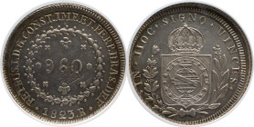 Certified Coins NGC
Brazil 960 Réis 1823R
NGC UNC DETAILS CLEANED

Moedas certificadas NGC
Brazil 960 Réis 1823R
NGC UNC DETAILS CLEANED