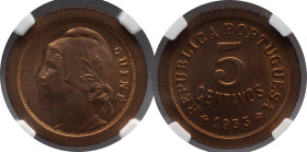Moedas certificadas NGC
Guiné 5 centavos 1933
NGC MS 66 RB

Moedas certificadas NGC
Guiné 5 centavos 1933
NGC MS 66 RB