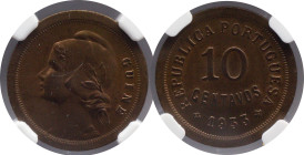 Moedas certificadas NGC
Guiné 10 centavos 1933
NGC MS 64 BN

Moedas certificadas NGC
Guiné 10 centavos 1933
NGC MS 64 BN