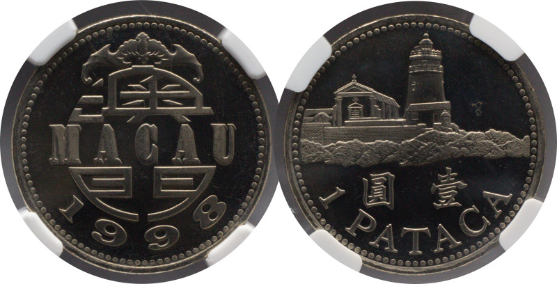 Certified Coins NGC
Macau Pataca 1998
NGC MS 66

Moedas certificadas NGC
Ma...
