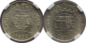 Certified Coins NGC
São Tomé e Príncipe 5 Escudos 1939
NGC MS 65

Moedas certificadas NGC
São Tomé e Príncipe 5 Escudos 1939
NGC MS 65