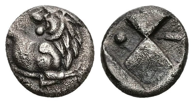 Thrace, Chersonesos. AR Hemidrachm. 2.20 g 12.40 mm. Circa 386-338 BC.