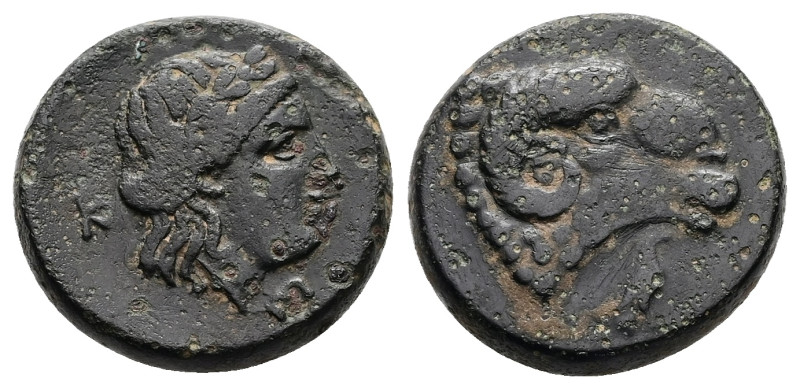 Troas, Kebren. Ae, 10.00 g 20.59 mm. Circa 4th century BC.