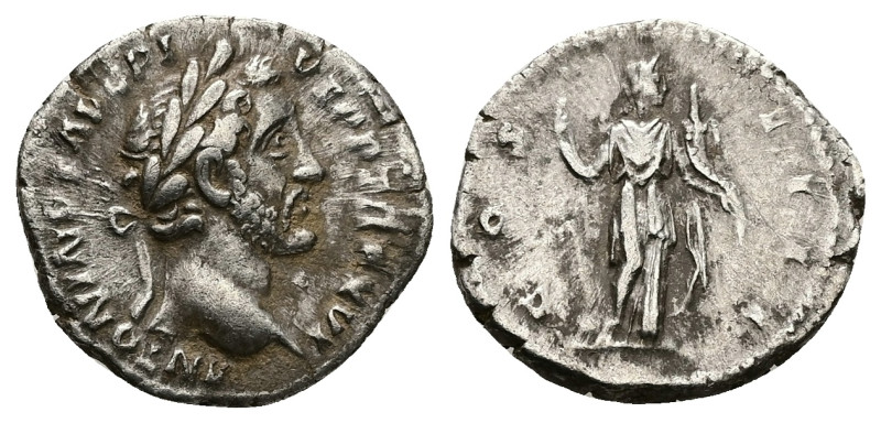 Antoninus Pius, AD 138-161. AR, Denarius. 3.23 g. 19.40 mm. Rome.