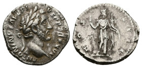 Antoninus Pius, AD 138-161. AR, Denarius. 3.23 g. 19.40 mm. Rome.