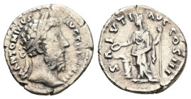 Marcus Aurelius, AD 161-180. AR, Denarius. 2.79 g. 18.90 mm. Rome.