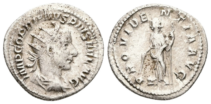 Gordian III, AD 238-244. AR, Antoninianus. 4.06 g. 23.27 mm. Rome.