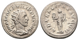 Philip I, AD 244-249. AR, Antoninianus. 3.52 g. 18.12 mm. Rome.